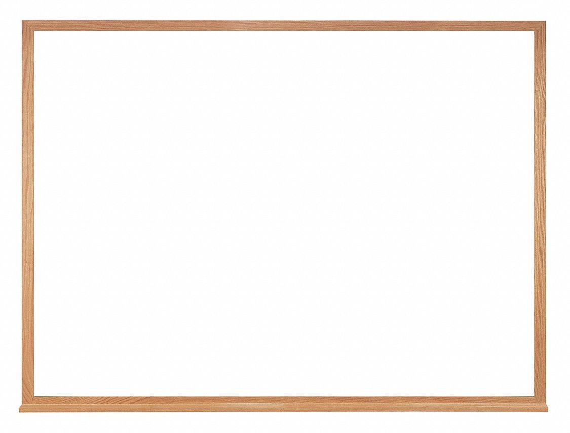 18.0" x 24.0" Wood Frame Non-Magnetic Whiteboard