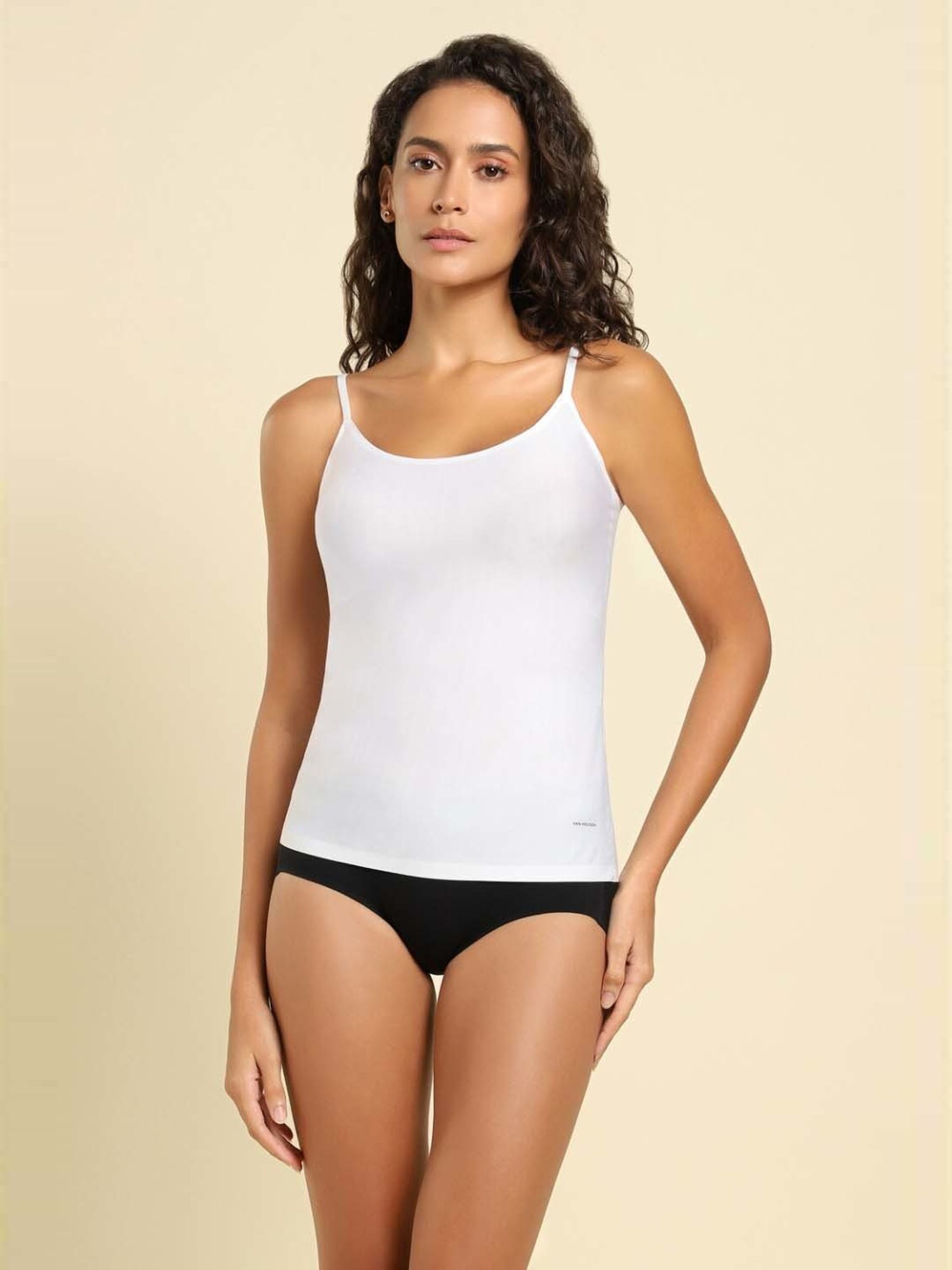 Van Heusen White Full Coverage Camisole