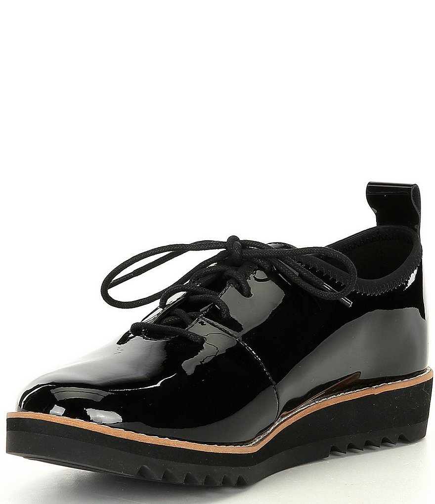 Eileen Fisher Strive Patent Leather Oxfords