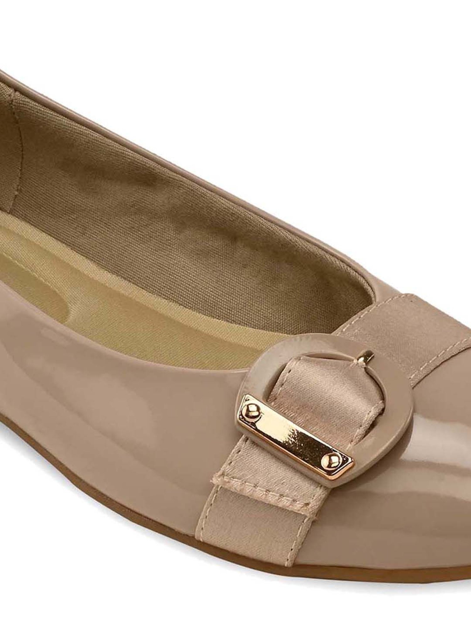 Rocia by Regal Women's Beige Flat Ballets