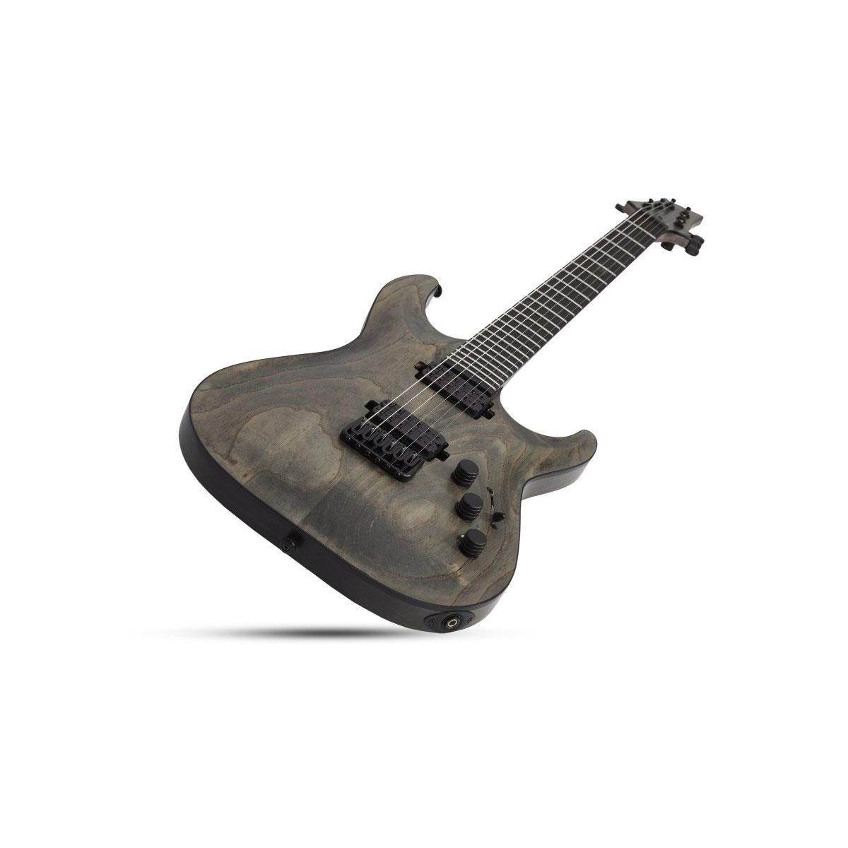 Schecter C-1 Apocalypse Solid-Body Electric Guitar, Ebony Fretboard, Rusty Gray