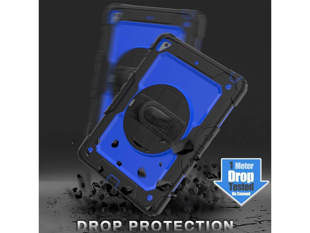 iPad 9.7 2018 2017 Case iPad Air 2 Case iPad Pro 9.7 Case Heavy Duty Rugged Shockproof Protective Hard Case Cover For for Apple iPad 6th / 5th Generation / iPad Air 2 / iPad Pro 9.7 inch