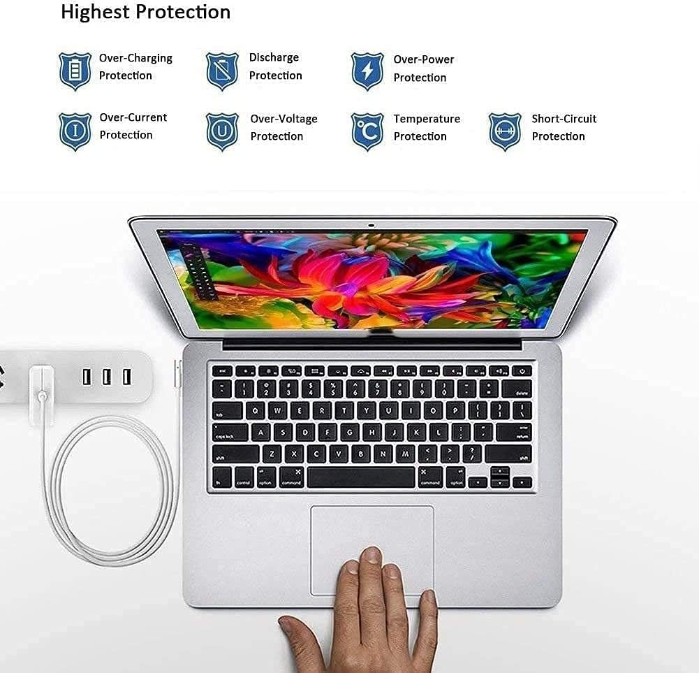 Mac Book Pro Charger, 60W Magsafe 2 T-tip Power Adapter Charger Compatible with MacBook Charger/Mac Book Air( After Late 2012)