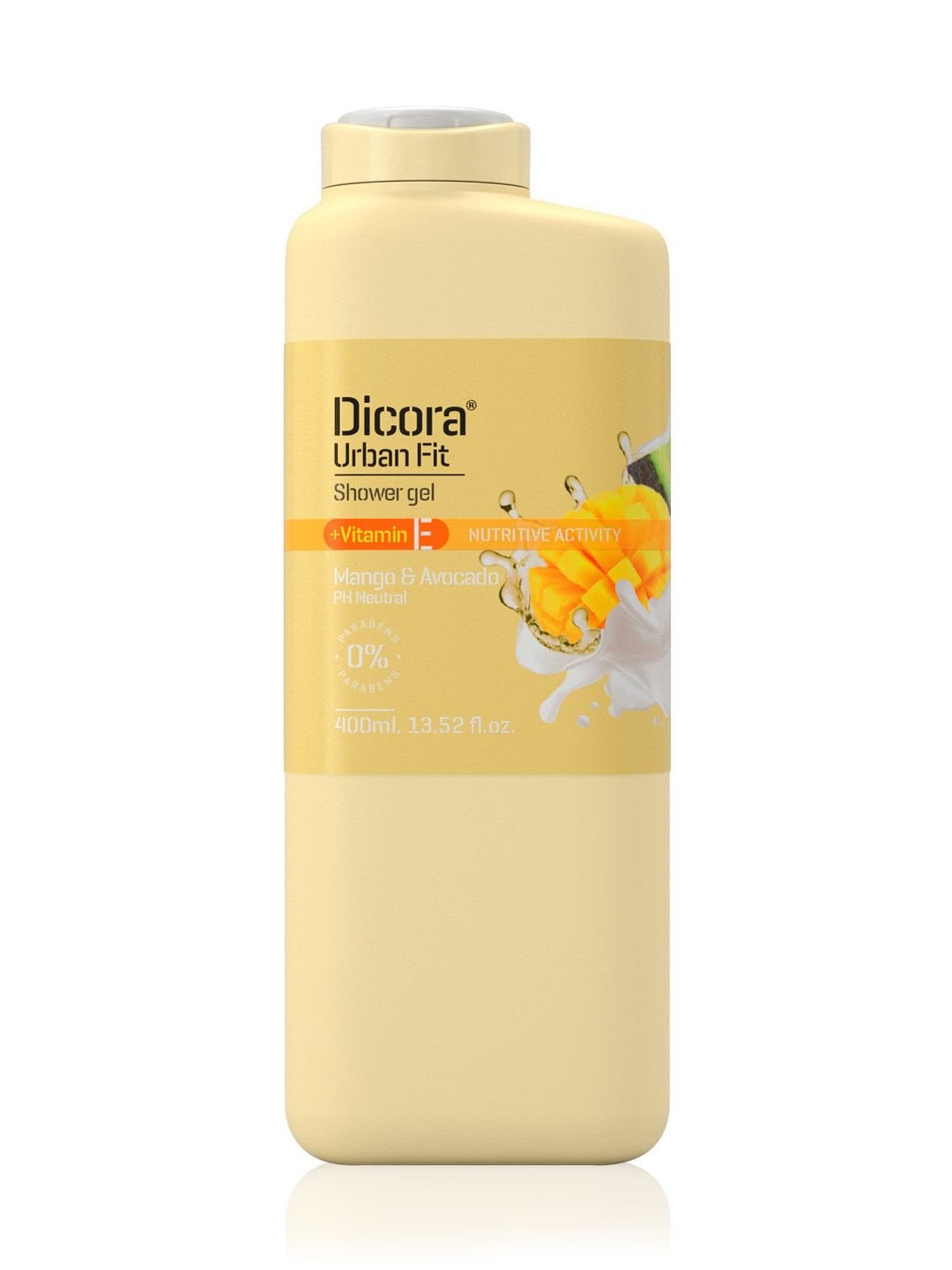 Dicora Urban Fit Shower Gel Vitamin E Mango & Avocado - 400 ml