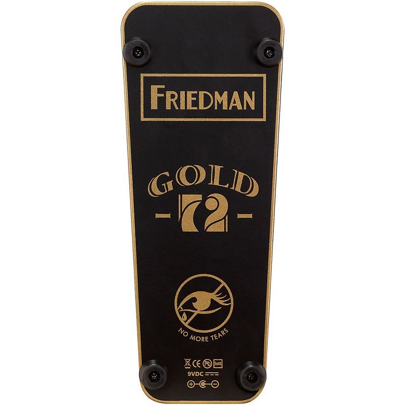 Friedman No More Tears Gold-72 Wah Effects Pedal