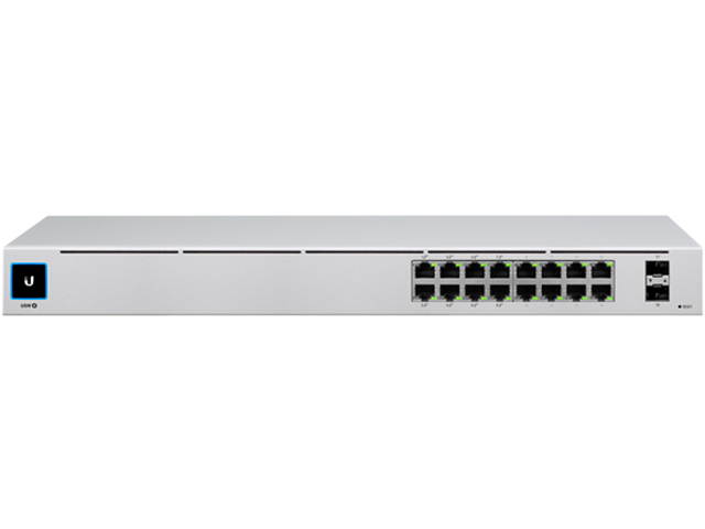 Ubiquiti UniFi Switch PoE 16-Port USW-16-POE Gigabit Layer 2 Switch 802.3at PoE+