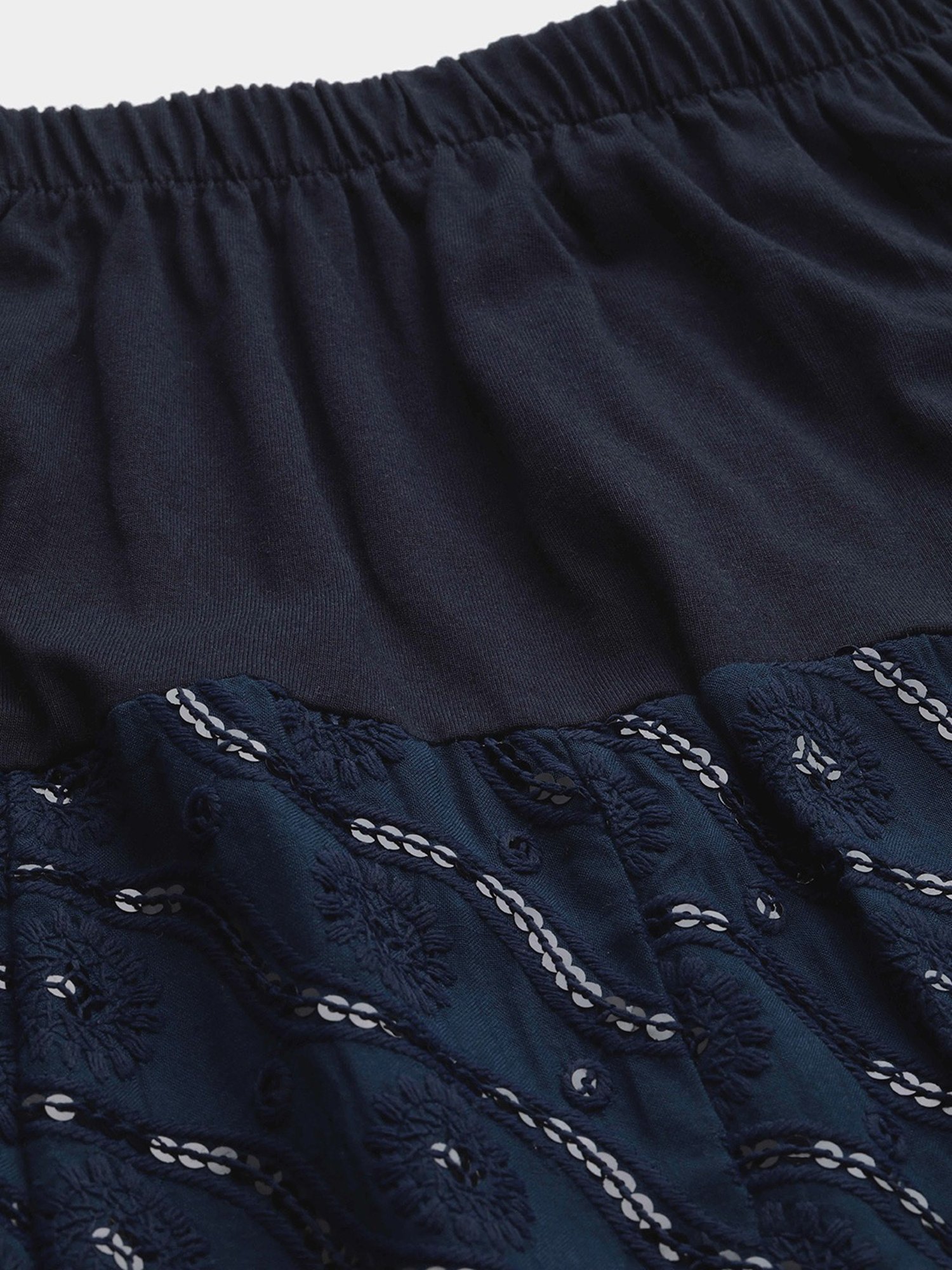 theRebelinme Navy Circular Maxi Skirt