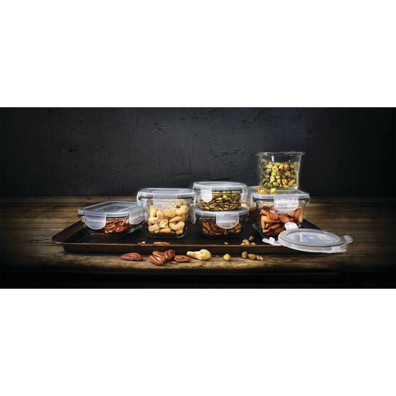 Mason Craft & More Set of 6 Food Storage Containers with Lids