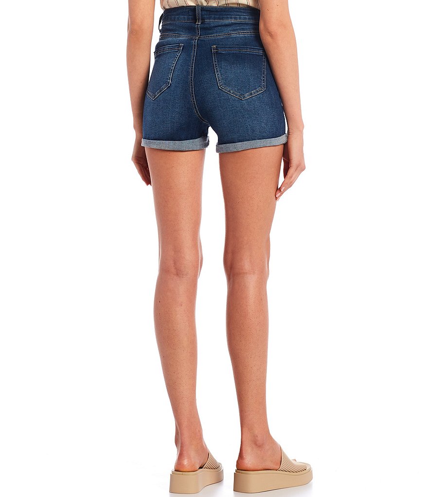 Copper Key High Rise Button Front Shorts