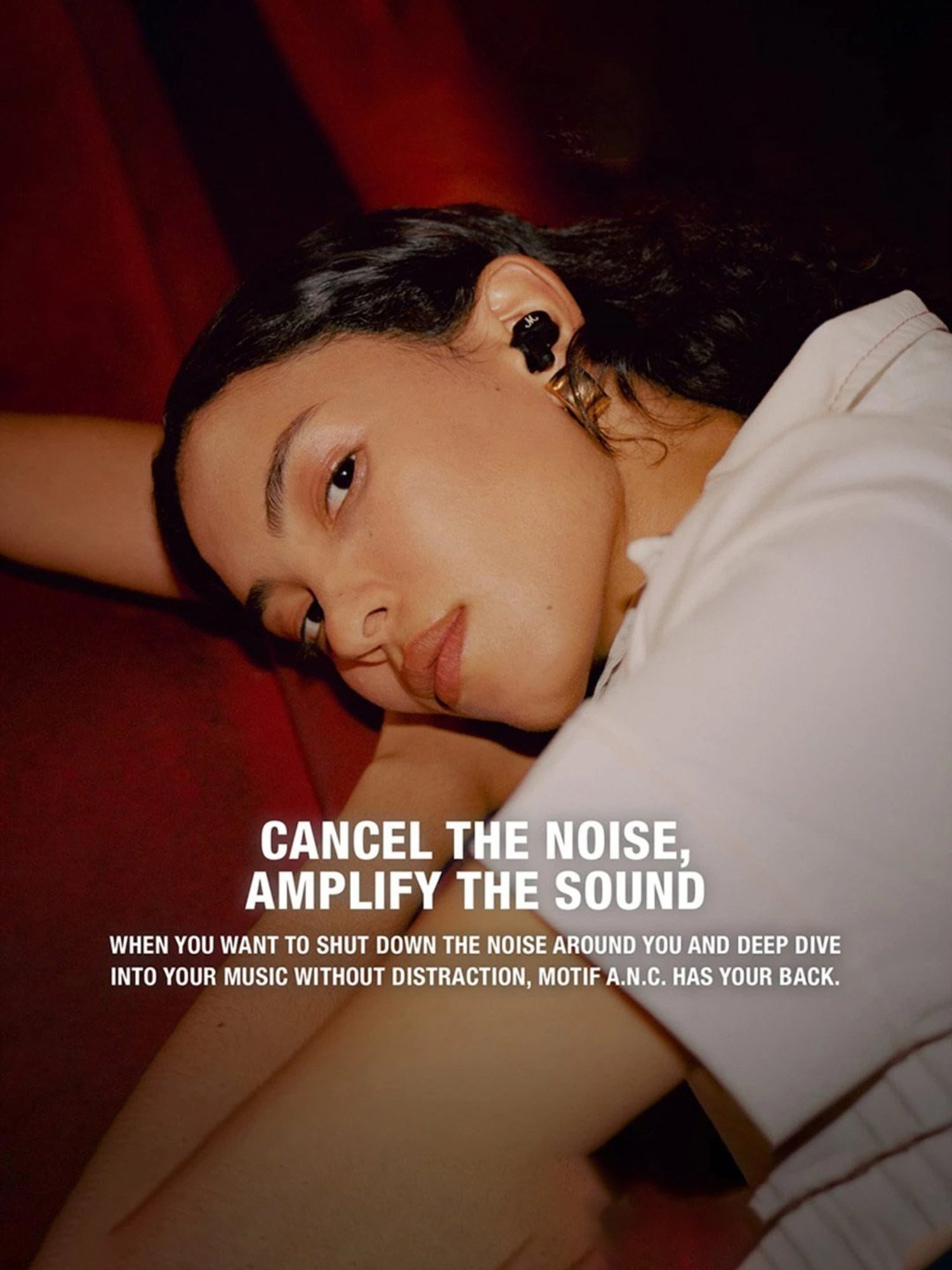 Marshall Motif True Wireless Noise Canceling in Ear Earbuds (Black)