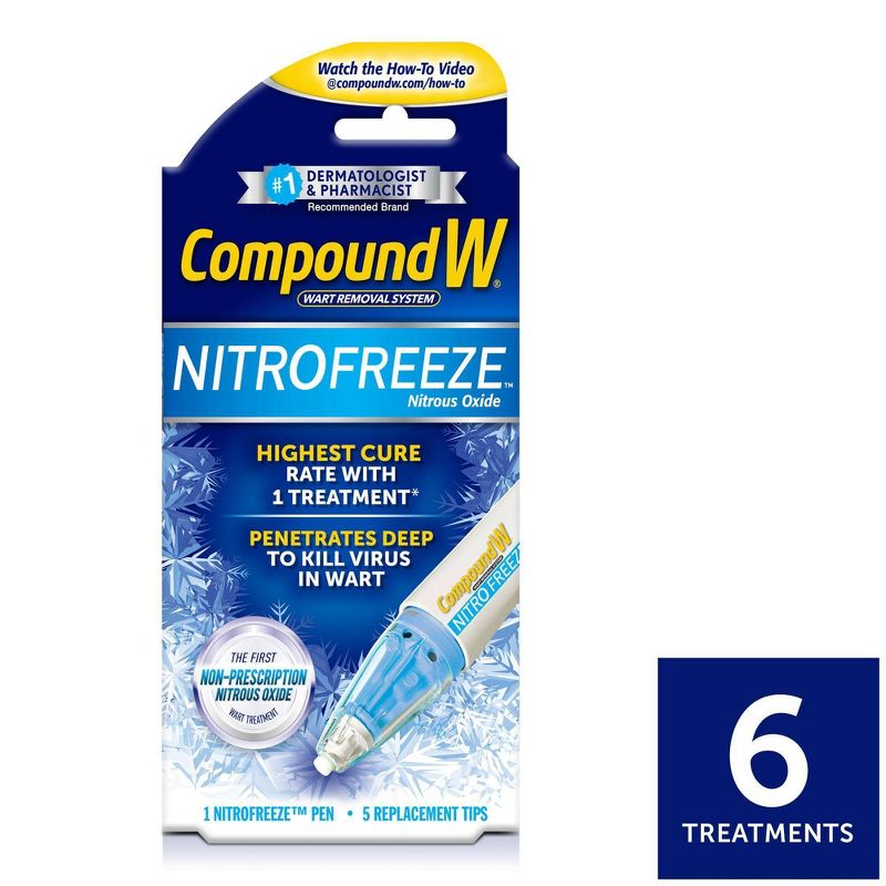 Compound W NitroFreeze Wart Remover Maximum Freeze - 6 Applications
