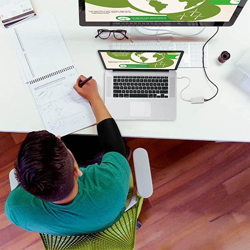 Mini DisplayPort to HDMI Adapter,  Thunderbolt to HDMI Converter for MacBook Air/Pro, Microsoft Surface Pro/Dock, Monitor, Projector and More (2-Pack, White)