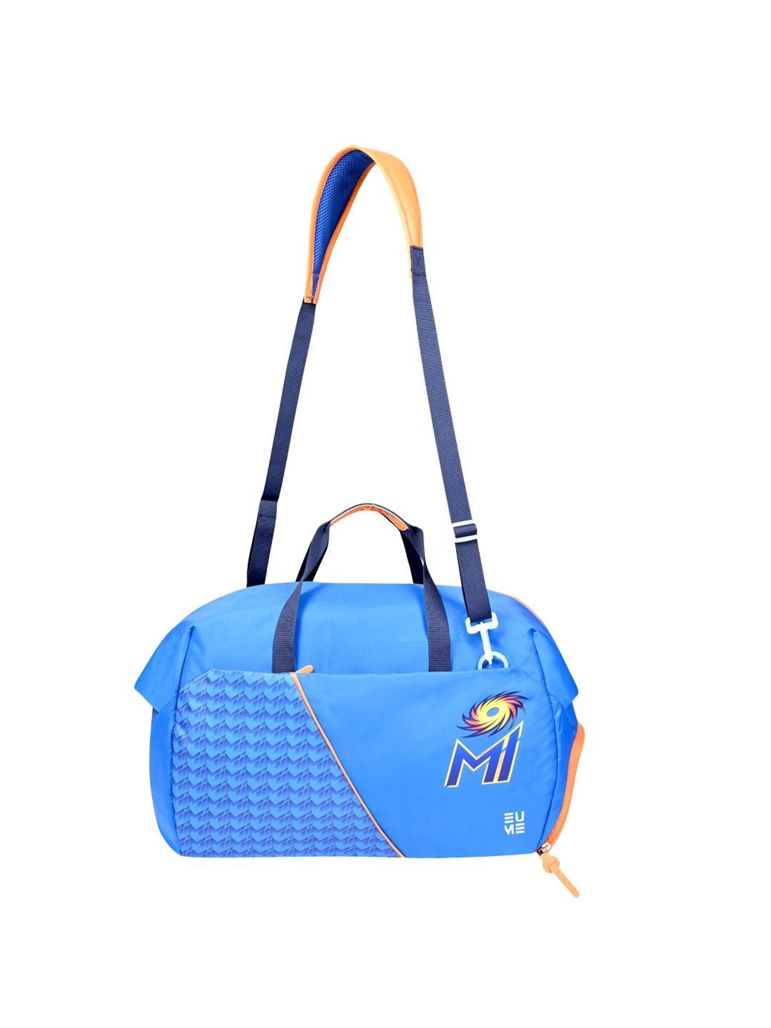 Eume 33 Ltrs Blue Mumbai Indians Printed Large Duffle Bag