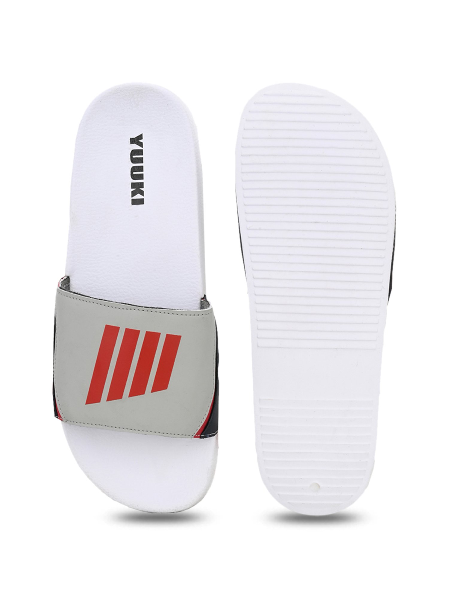Yuuki Men's MIAMI 2 Grey Slides