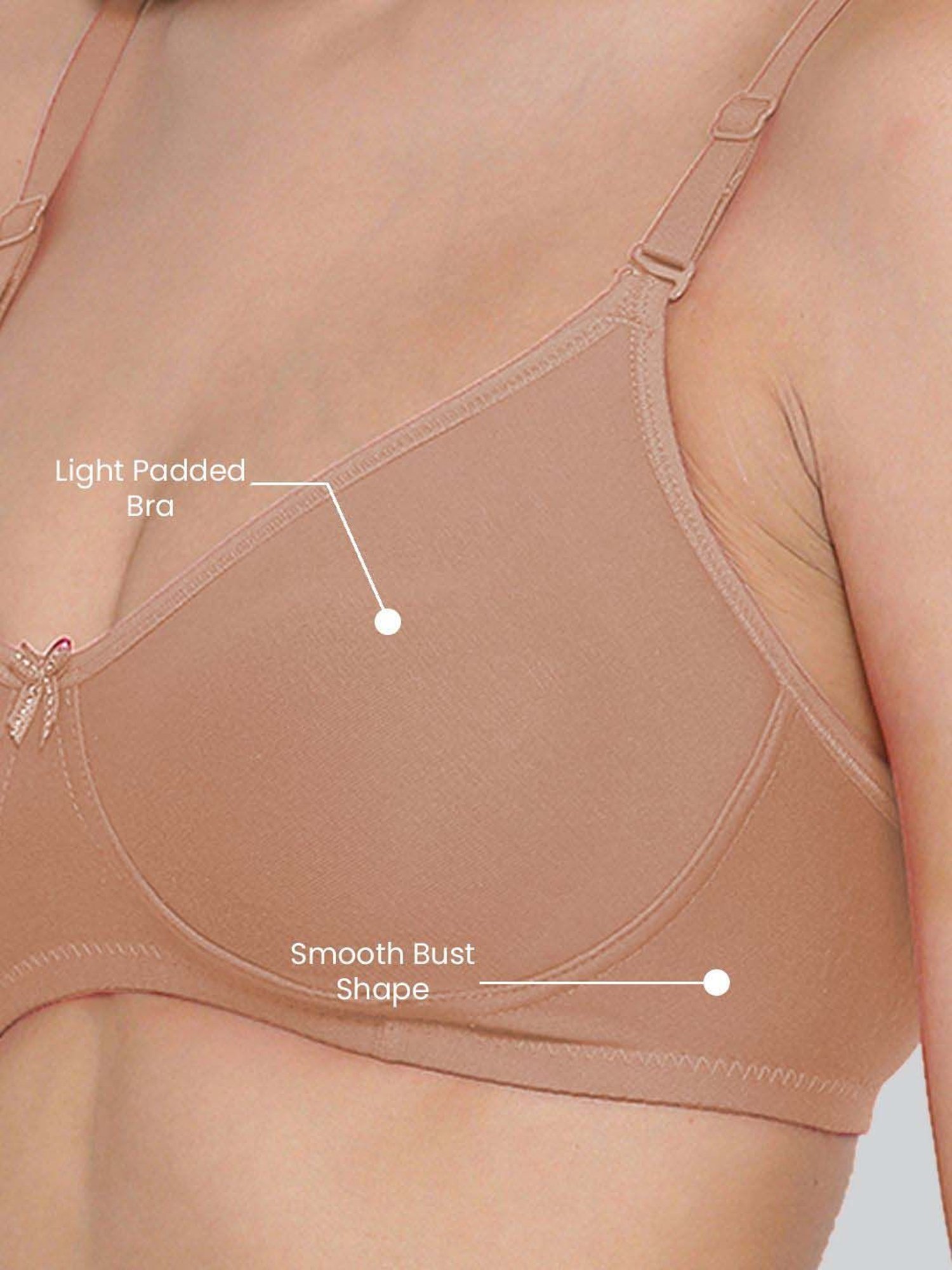 Lyra Tan Cotton Everyday Bra