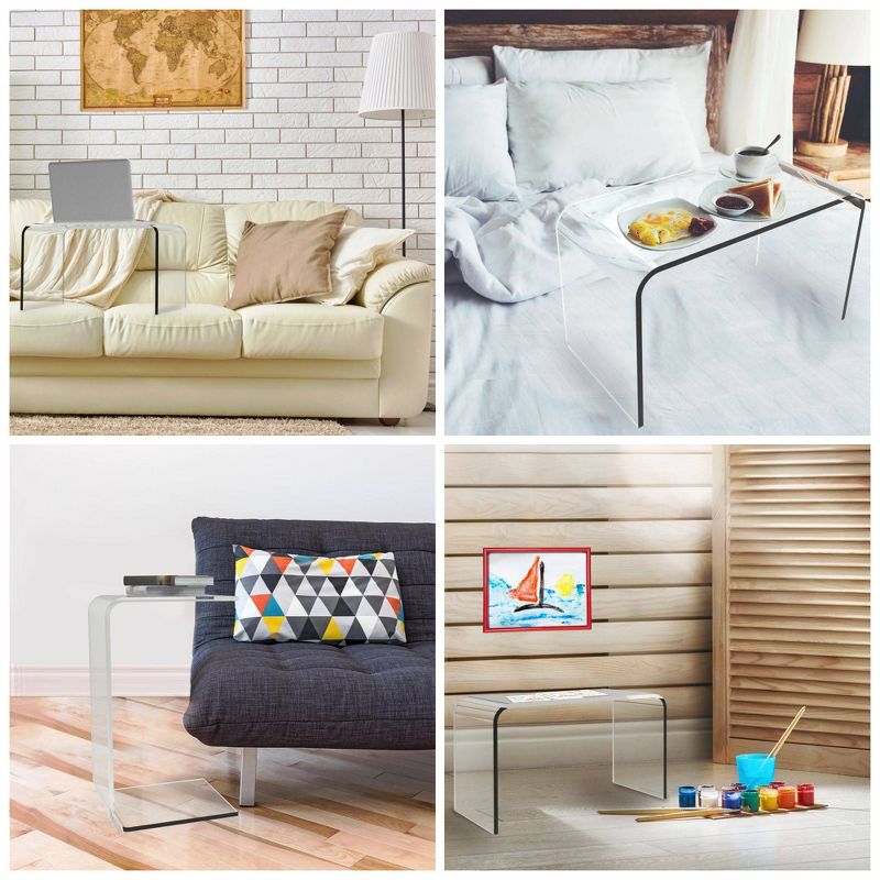 Multipurpose Acrylic Lap Desk Clear - Hastings Home