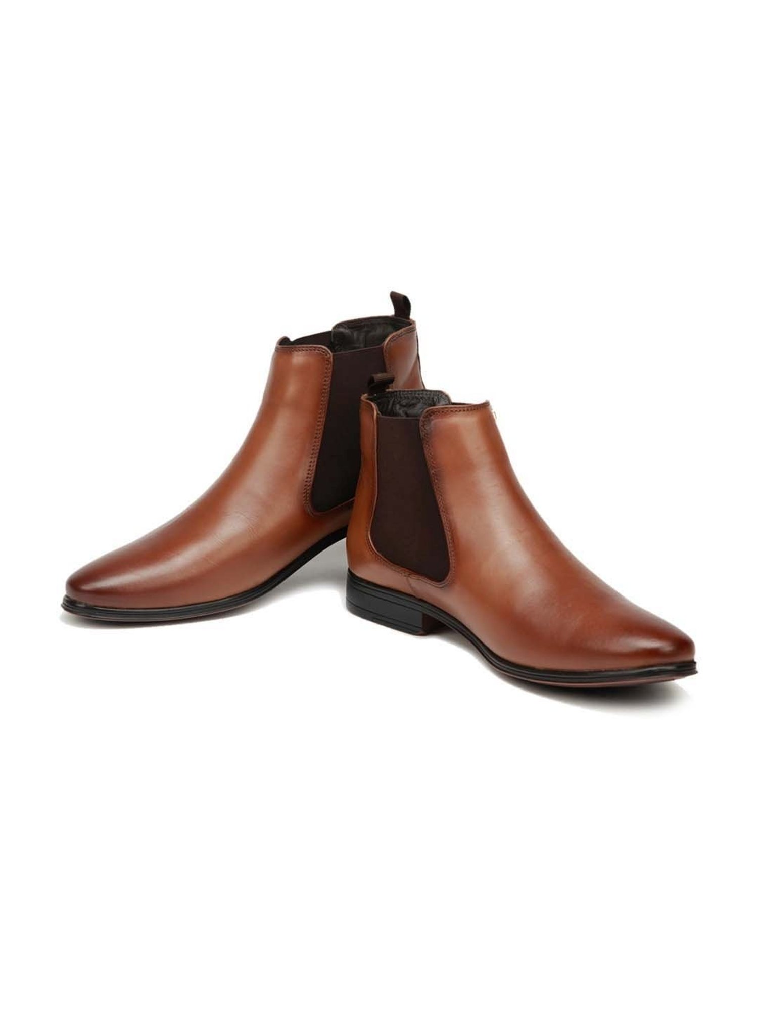 ID Men's Tan Chelsea Boots