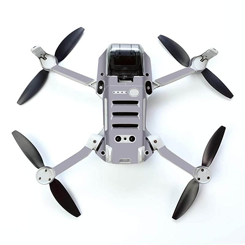 Skin for DJI Mavic Mini Portable Drone Quadcopter - Solid Gray | Protective, Durable, and Unique Vinyl Decal wrap Cover | Easy to Apply, Remove, and Change Styles | Made in The USA