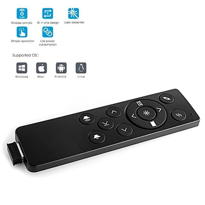 24GHz Wireless Presenter USB Control PowerPoint PPT Remote Control Clicker for Multi Media Devices Projector PC Tablet ect