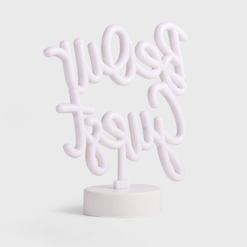 Disney Princess X POPSUGAR Belle Be Our Guest Neon Desktop Lamp (Includes LED Light Bulb)
