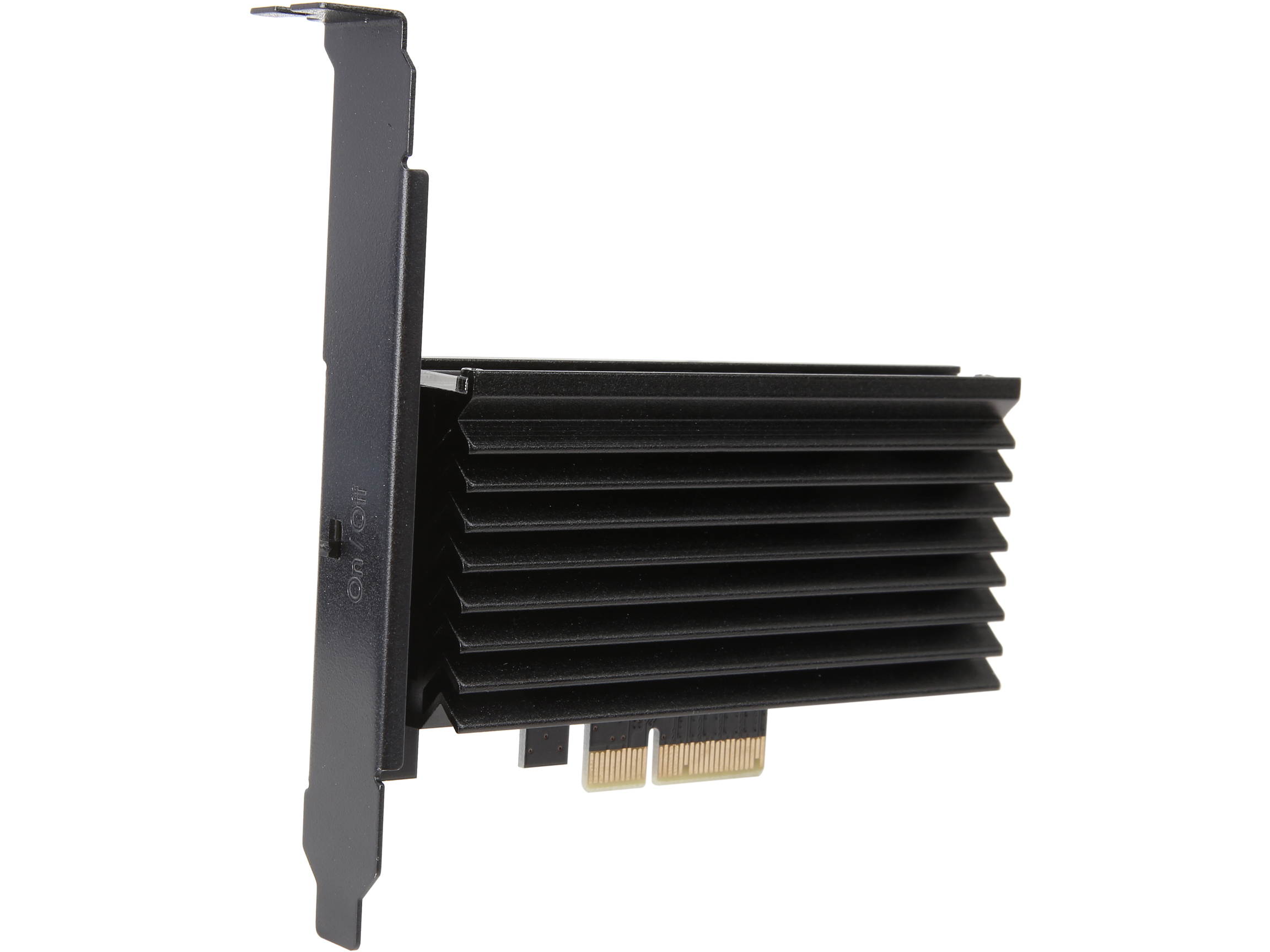 Silverstone ECM24 M.2 NVMe SSD to PCIe 3.0 x4 adapter with heatsink