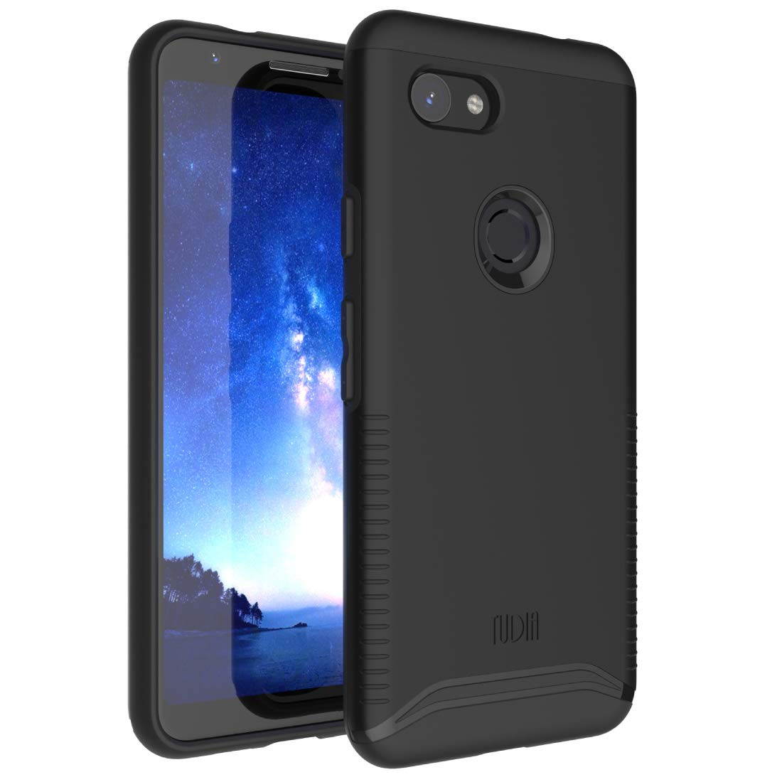 Google Pixel 3a (2019) Case, TUDIA [MERGE Series] Extreme Dual Layer Slim Precise Cutouts Phone Case For Google Pixel 3a [NOT Compatible with Pixel 3a XL Version] (Metallic Slate)