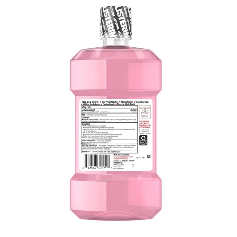 Listerine Total Care Zero Mouthwash - 33.8 fl oz/2pk