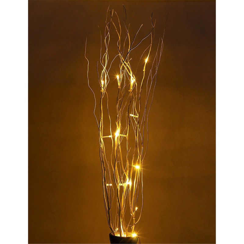 Lightshare 36" 16 LED Natural Twig Branch Light for Home Decoration, Battery Powered - Warm White Lights