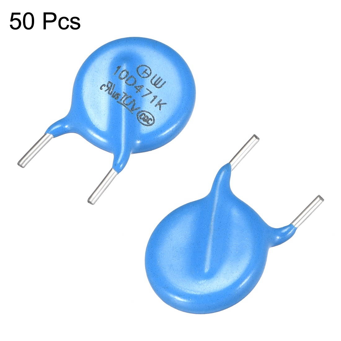 50Pcs Voltage Dependent Resistors AC 300V 10D471K L3.5 Radial Lead Disc Varistors