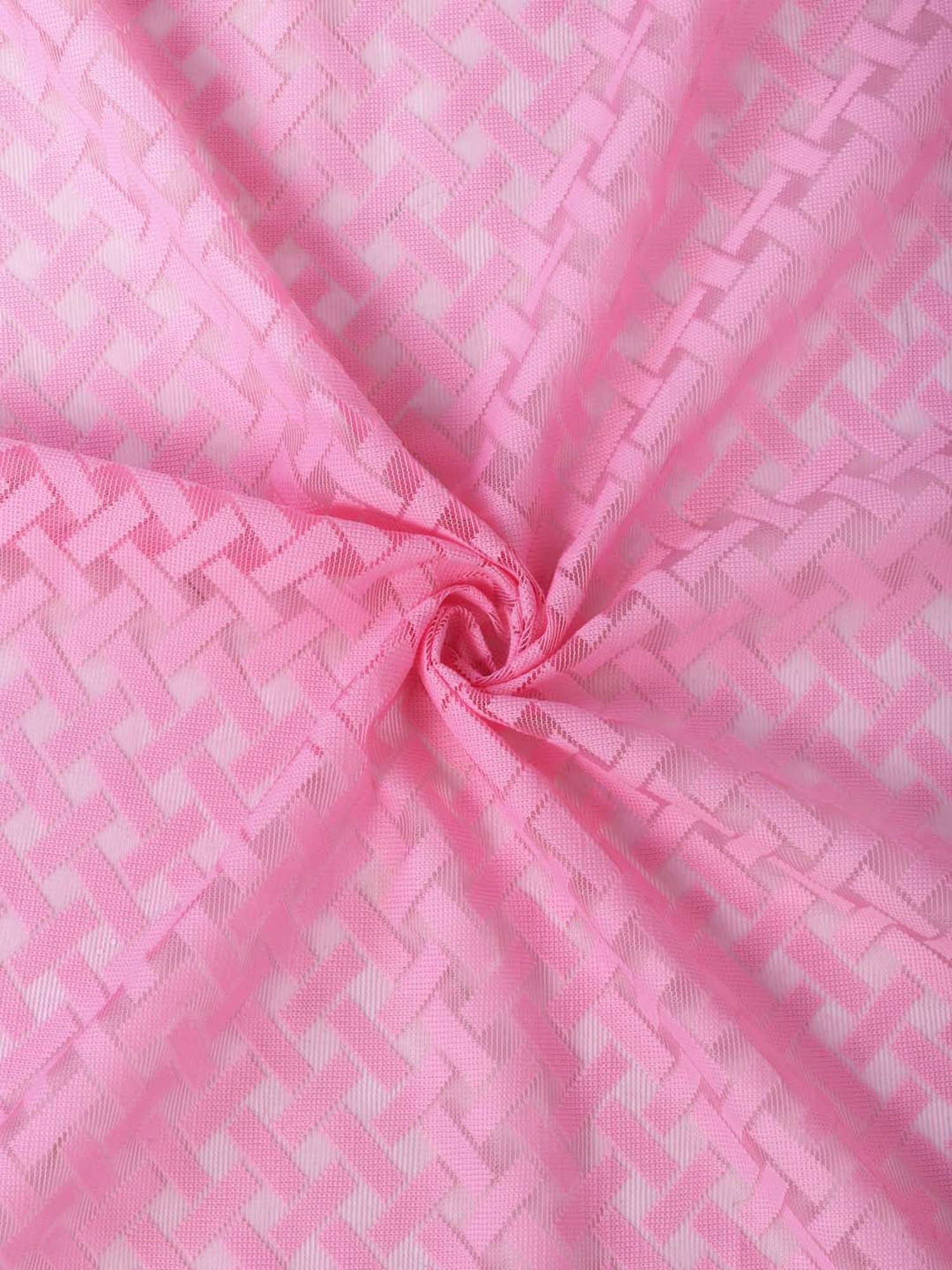 Swayam Brown Paisley J&B Blackout Eyelet Door Curtain - Single Piece (7 Ft)