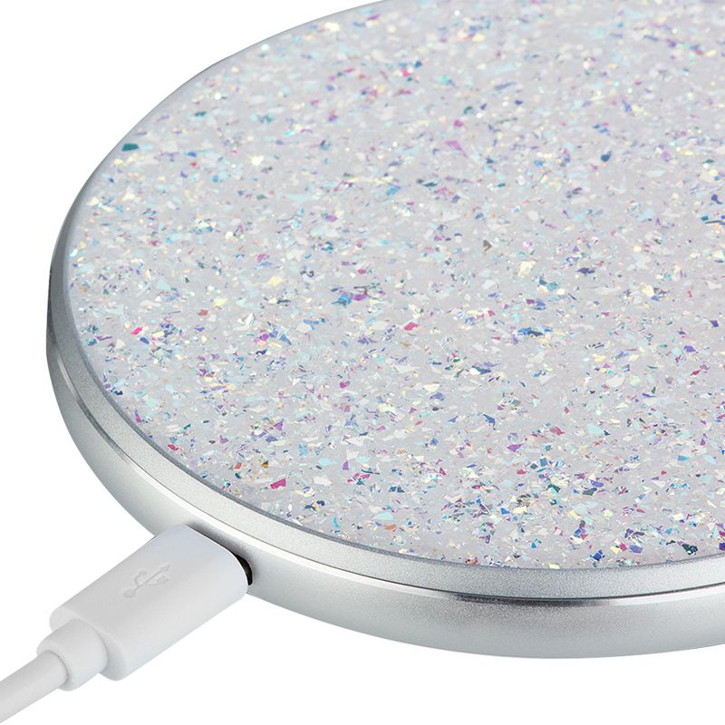 Case-Mate Twinkle Power Disc Wireless Charger - Charges all Qi Enabled Devices