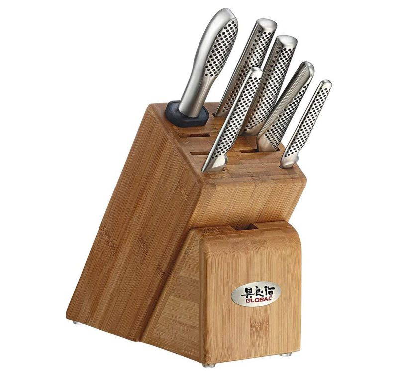 Global Takaski 7 pc. Knife Block Set G-79587AU