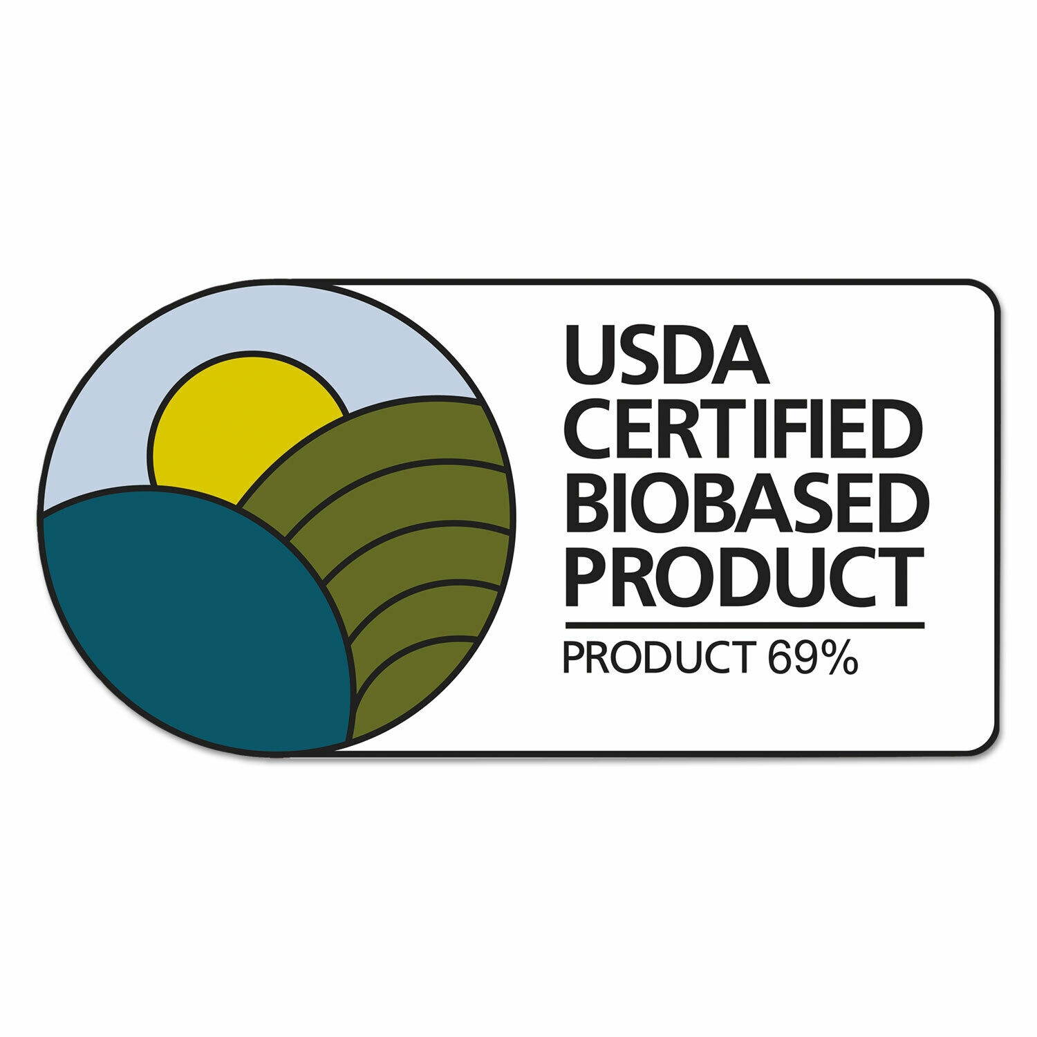 Samsill Earth's Choice Biobased + Biodegradable D-Ring View Binder 3" Cap White