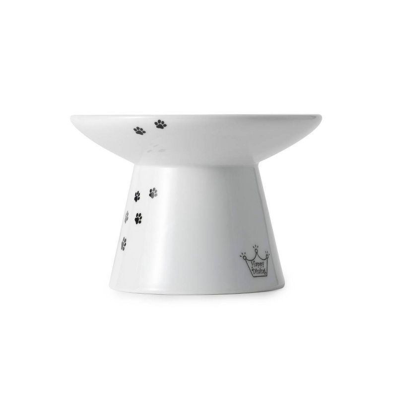 Necoichi Raised Cat Food Bowl - Extra Wide
