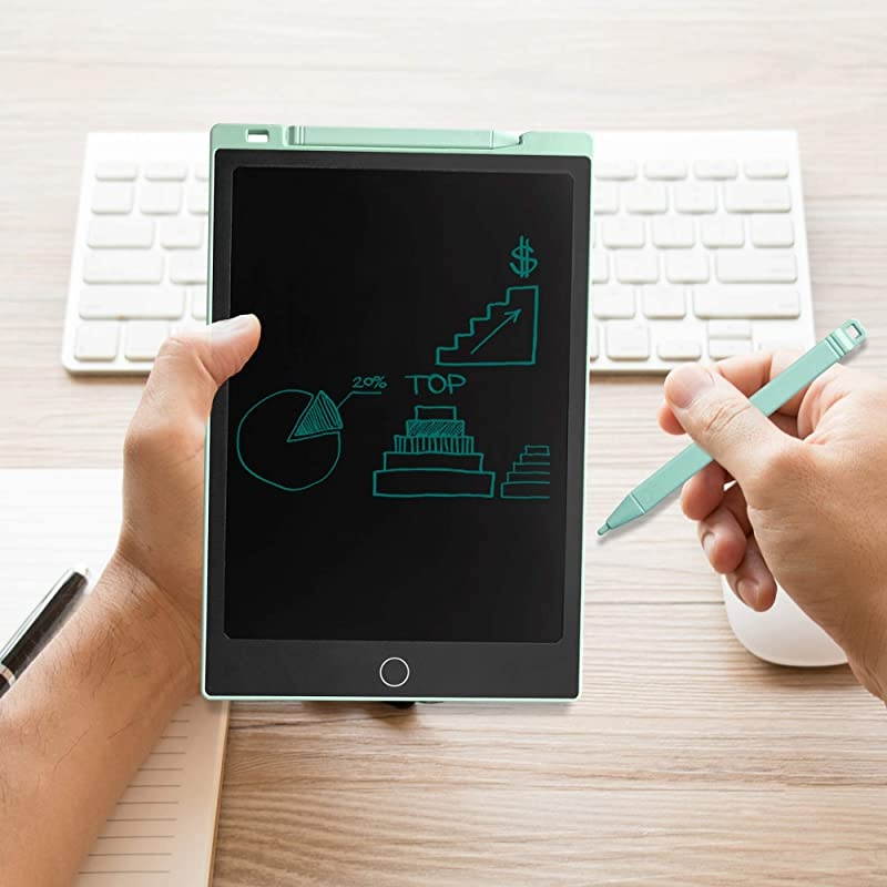 LCD Writing Tablet 11 inches Erasable Handwriting Drawing Pad Electronic Notepad Doodle Board with Magnets Gift for Kids Adults at Home School Office Green