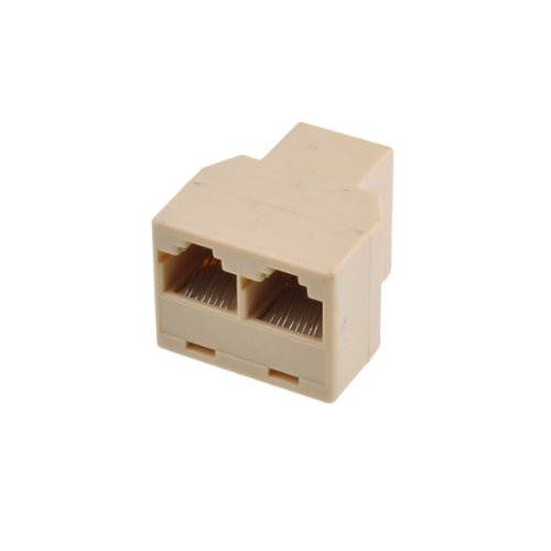 Topwin RJ45 CAT 5 6 LAN Ethernet Splitter Connector Adapter PC CAT5 CAT6 Adapter Modular Plug Network Connector