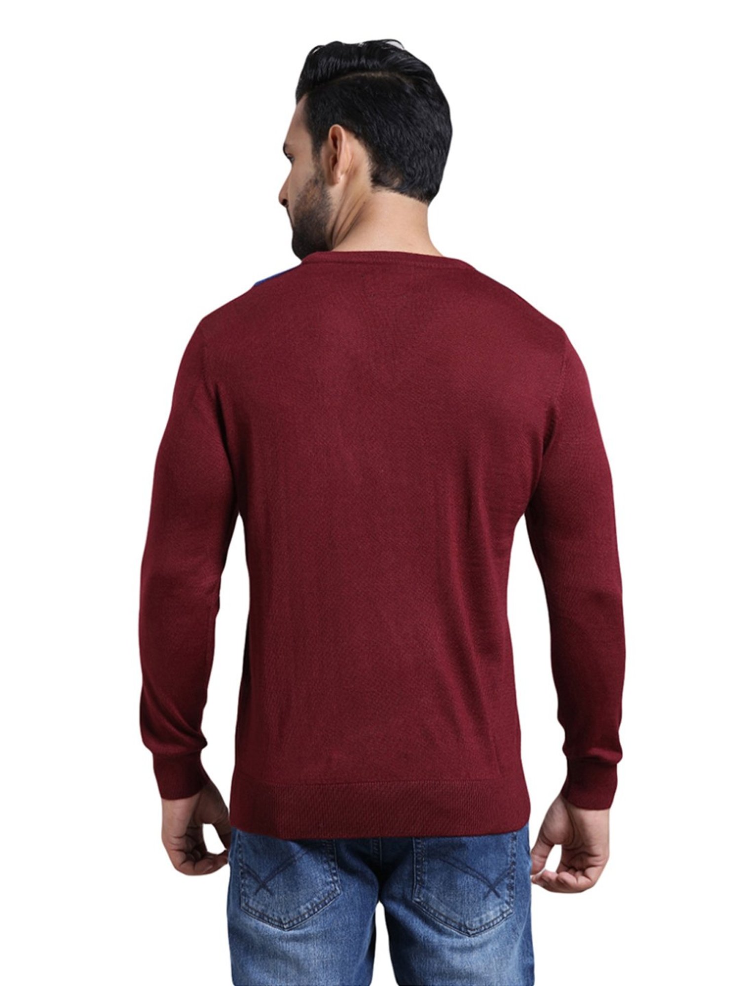 ColorPlus Multi Tailored Fit Checks Sweater