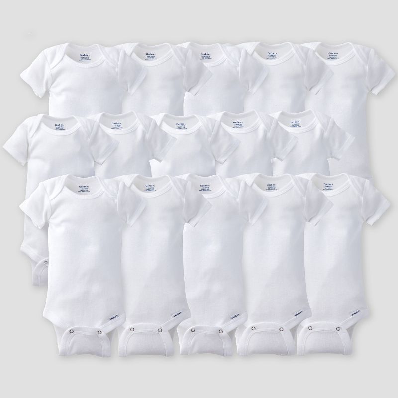 Lamaze Baby Girls' Organic 4pc Bodysuit Gift Set - Pink Newborn