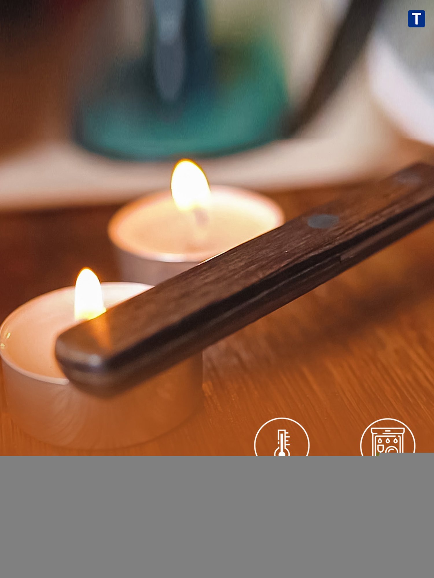 Tramontina Polywood Stainless Steel Chef Knife 6" Plain Edge Polywood Handle Kitchen Knife