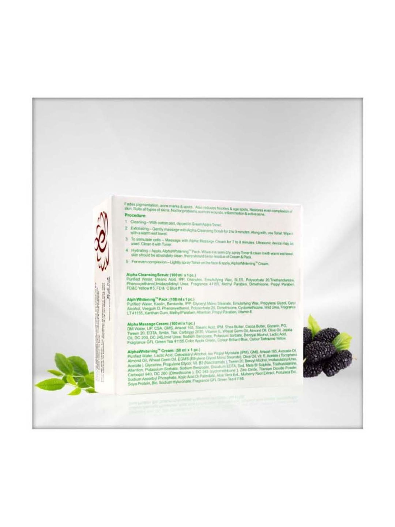 VEDIC LINE Alpha Whitening D-Pigment and D-Tan Facial Kit