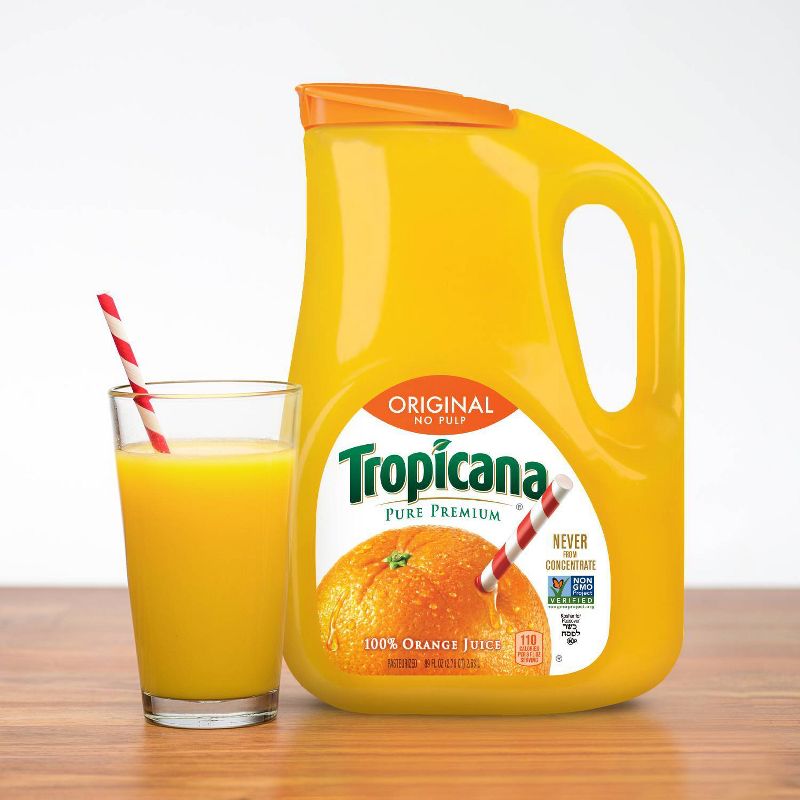 Tropicana Pure Premium No Pulp Pure 100% Florida Orange Juice - 89 fl oz