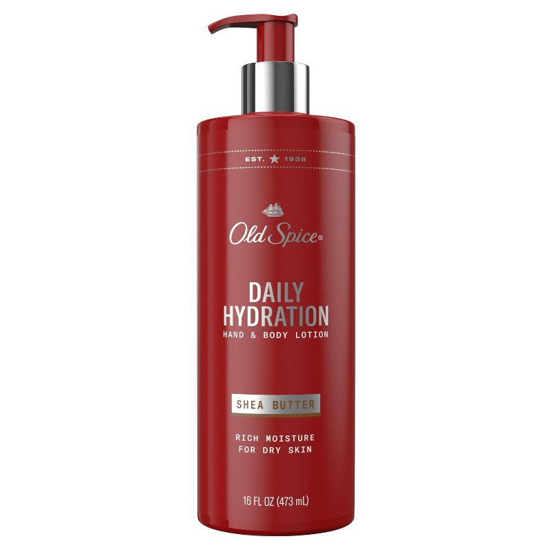 Old Spice Daily Hydration Men's Hand & Body Lotion with Shea Butter - 16 fl oz 