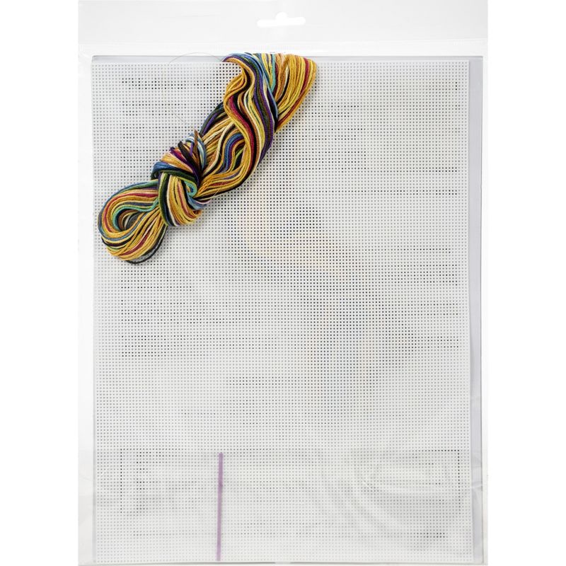 Design Works Plastic Canvas Ornament Kit 3"X4" Set Of 6-Medieval Angels (14 Count)