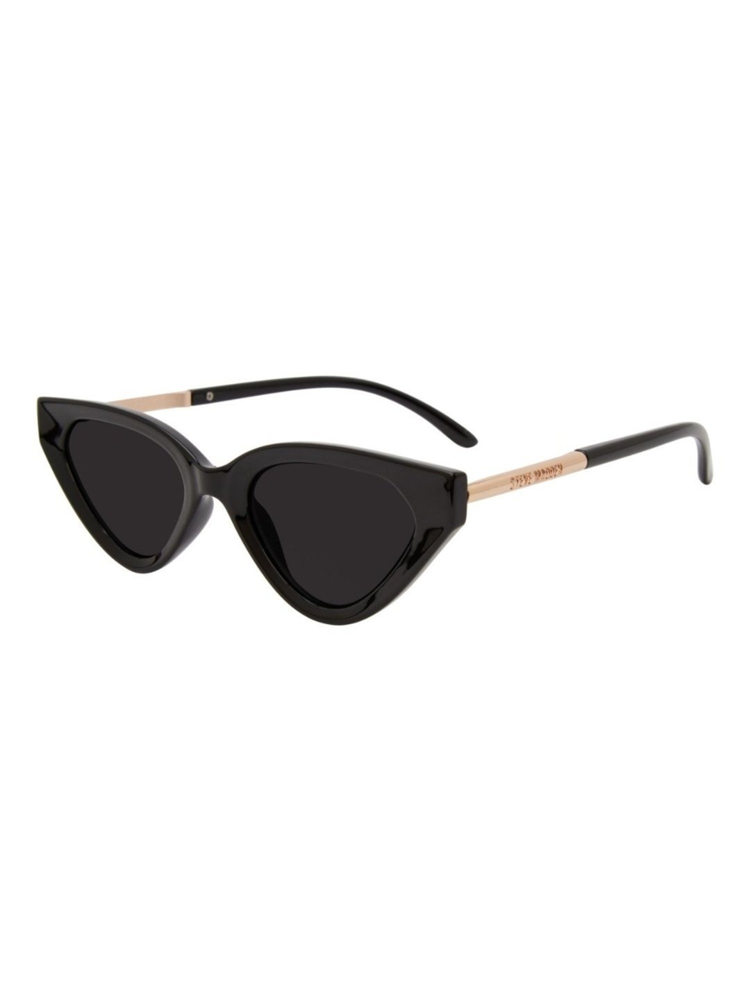 STEVE MADDEN Black Cat Eye UV Protection Sunglasses for Women