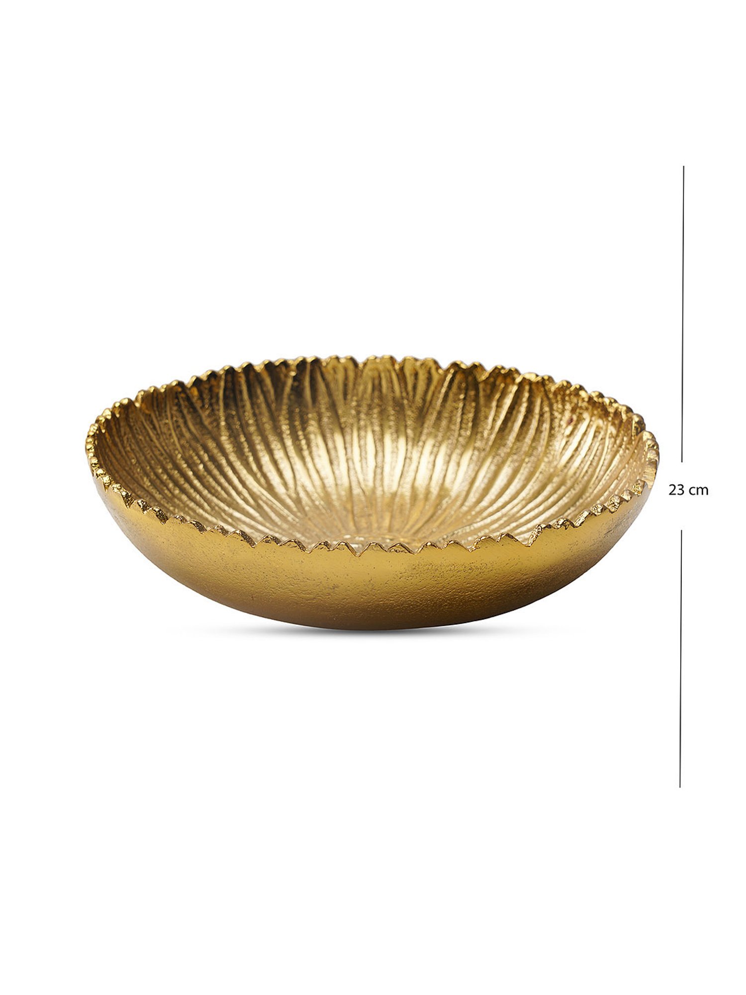 Pure Home and Living Gold Glass Solid Decorative Bowls