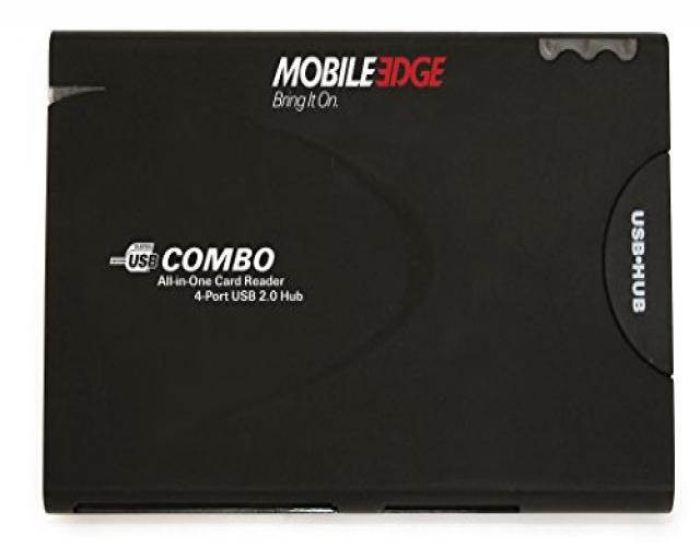 Mobile Edge - Universal Card Reader/USB Hub Combo