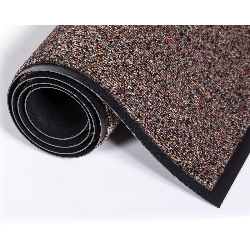 3'x5' Rectangle Solid Floor Mat Brown - Crown