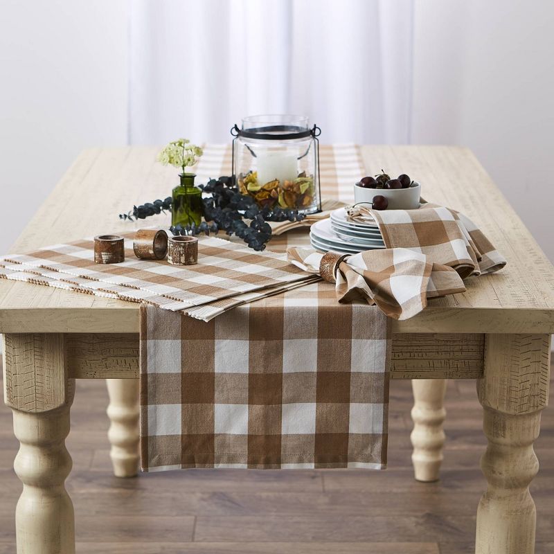 6pk Cotton Buffalo Check Placemats - Design Imports