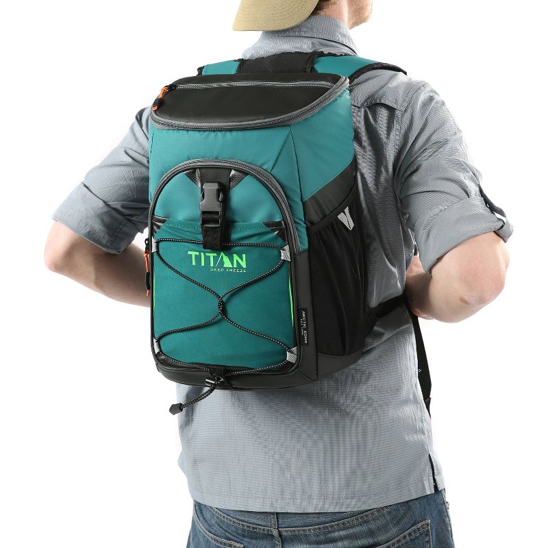 California Innovations Titan Deep Freeze 16qt Backpack Cooler - Green