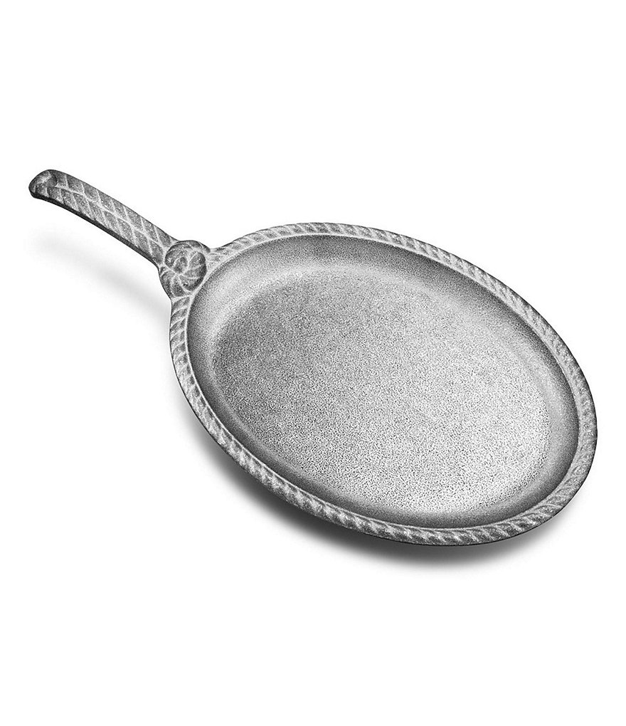 Wilton Armetale Gourmet Grillware Sizzle and Serving Platter with Handle
